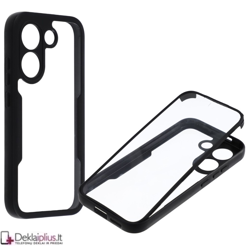 360 laipsnių smūgiams atsparus dėklas - permatomas (Xiaomi Poco X8 Pro) 360 laipsnių smūgiams atsparus dėklas - permatomas (Xiaomi Poco X8 Pro)